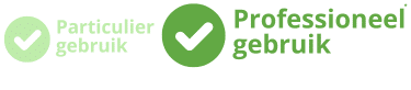 Geschikt voor professioneel gebruik