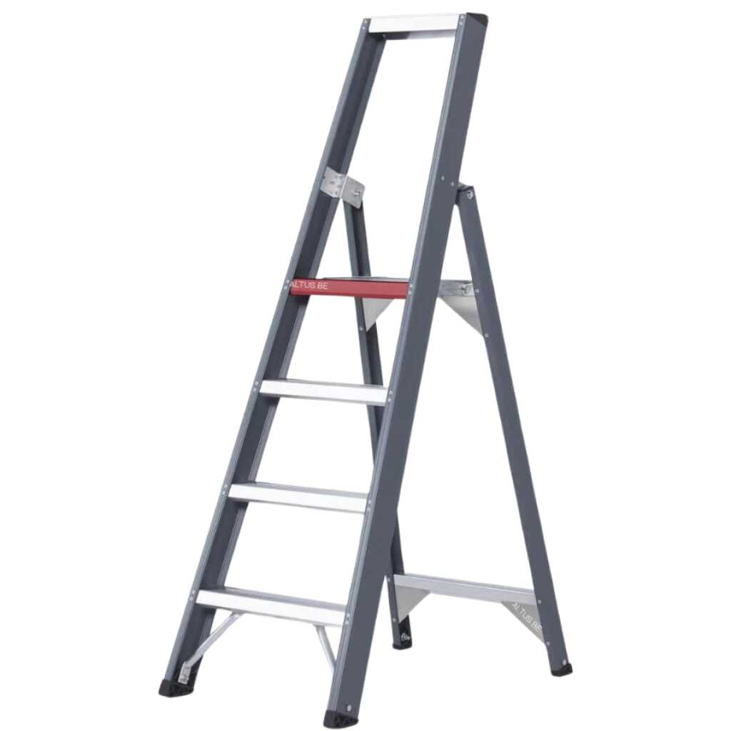 Altrex enkele trapladder Falco 4 treden aluminium trapladder
