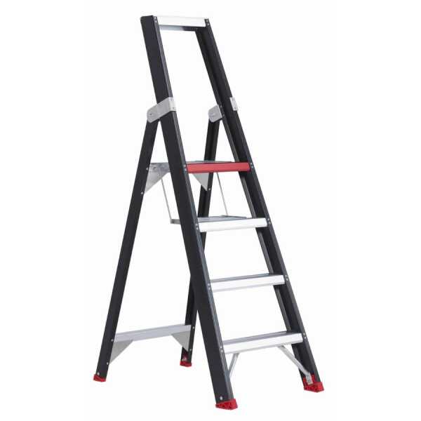 Altrex enkele trapladder Taurus 4 treden- Stahoogte 0.95m
