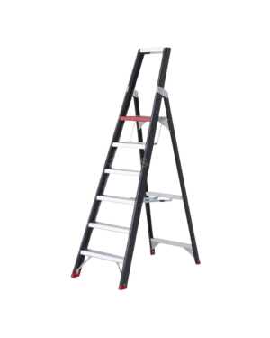 2ᵉKans Altrex enkele trapladder Taurus 6 treden- TGB6 - 1.40m stahoogte