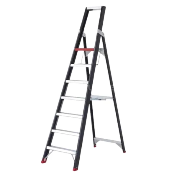 2ᵉKans Altrex enkele trapladder Taurus 7 treden - Stahoogte 1.65m