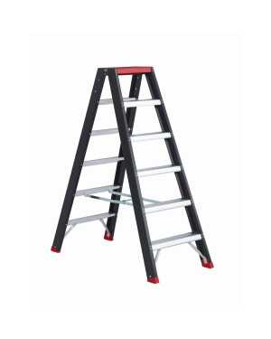 Altrex 2x6 dubbele trapladder Taurus – hoogtste trede op 1.40m
