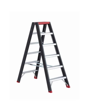 Altrex 2x6 dubbele trapladder Taurus – hoogtste trede op 1.40m