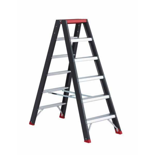 Altrex 2x6 dubbele trapladder Taurus – hoogtste trede op 1.40m