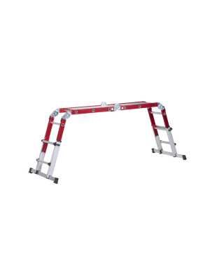 Altrex Varitrex Do-It-All 4x3 vouwladder in brugstand als multifunctioneel werkplatform