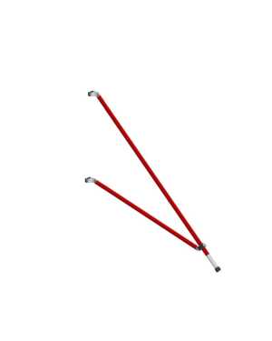 Altrex driehoeksstabilisator RS5 rood gecoat - tot 12.20m platformhoogte