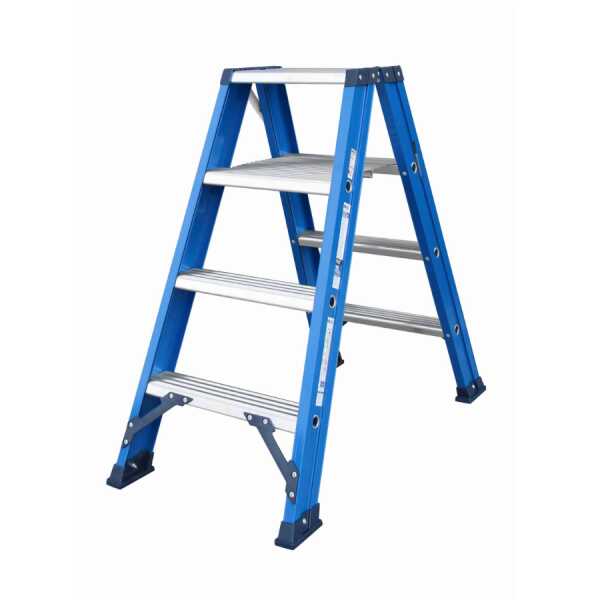 DAS Hercules Blue trapladder dubbel 2x4 treden