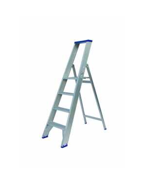 Solide professionele trapladder PT04 treden - 1.00m stahoogte