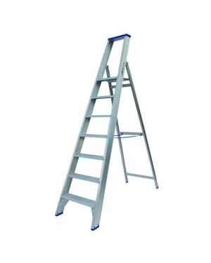 Solide professionele trapladder PT07 treden - 1.75m stahoogte