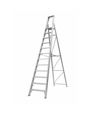 Solide professionele trapladder PT12 treden - 3.00m stahoogte