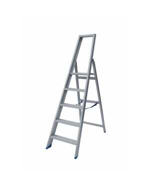 Solide professionele trapladder Compact 5 treden