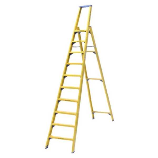Staltor enkele glasvezel trapladder 10 treden