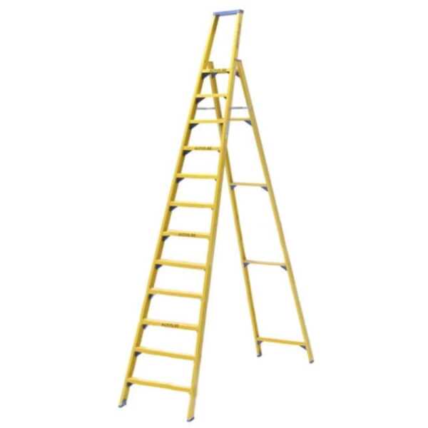 Staltor enkele glasvezel GVK trapladder 12 treden