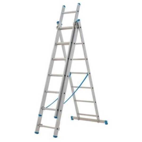 Tubesca 3x7 Starline 3-delige reformladder - 3.97m