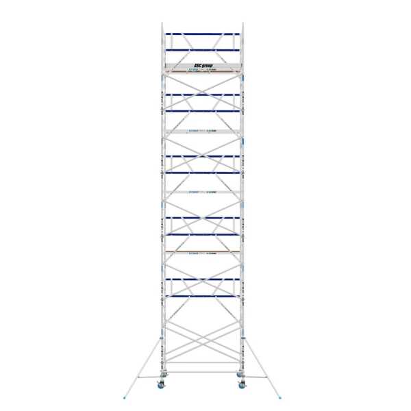 ASC rolsteiger met AGS Pro enkelzijdig - 1,35x2,50 - WH 12,3m - Hout