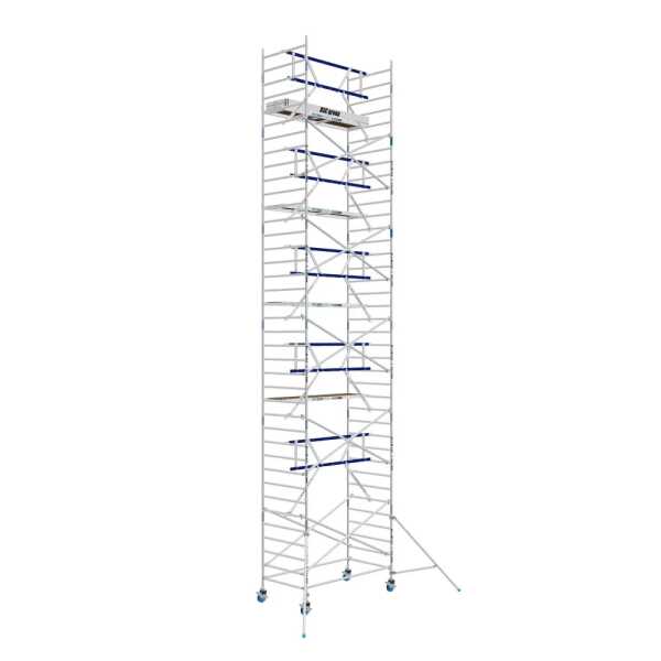 ASC rolsteiger met AGS Pro enkelzijdig - 1,35x2,50 - WH 12,3m - Hout