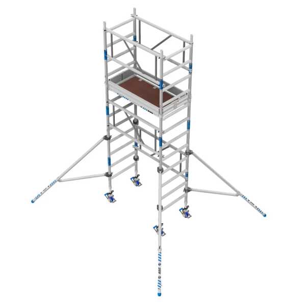 ASC XS Tower éénpersoons rolsteiger werkhoogte 4.20 m
