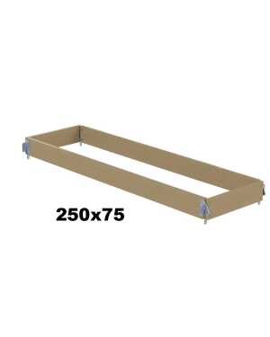 PRO 0.75x2.50m kantplankset