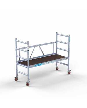 S-Pro EVO vouwsteiger - 0,75x1,90 - werkhoogte 3,00m - Carbon