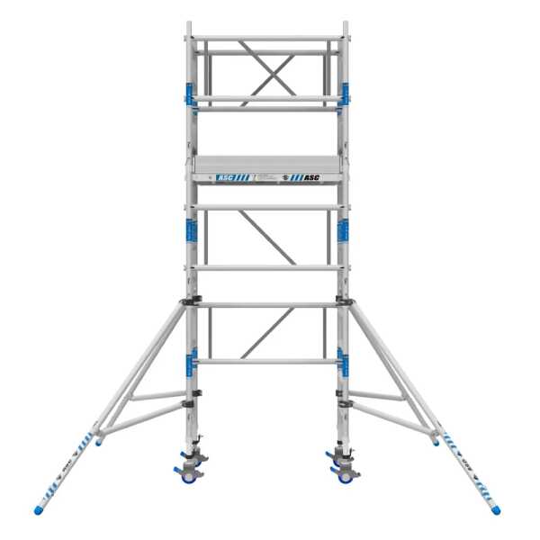 ASC XS Tower éénpersoons rolsteiger werkhoogte 4.20 m