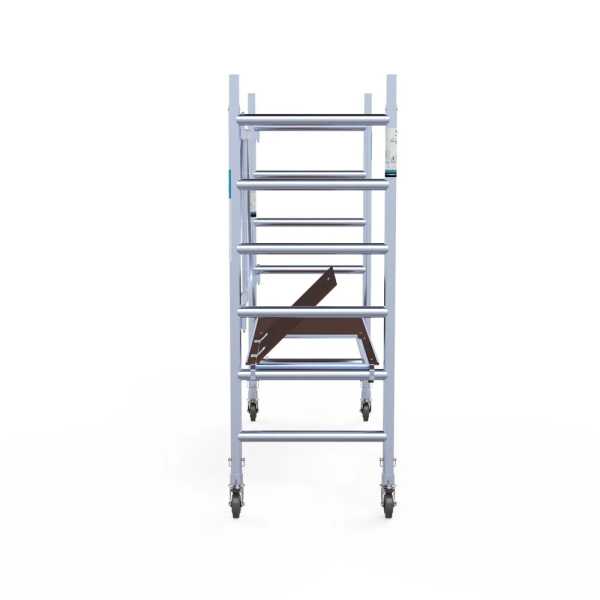 PRO Vouwsteiger 0.75x1.85m - Werkhoogte 3,00m - Platform met toegangsluik