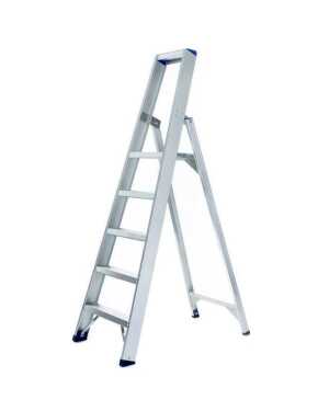 Enkele trapladder 5 treden Atom - 1.25 m stahoogte