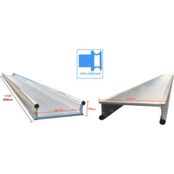 PRO werkbrug 5 meter recto verso