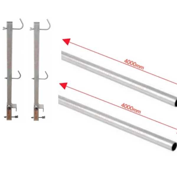 Euroscaffold Leuning compleet 4 meter