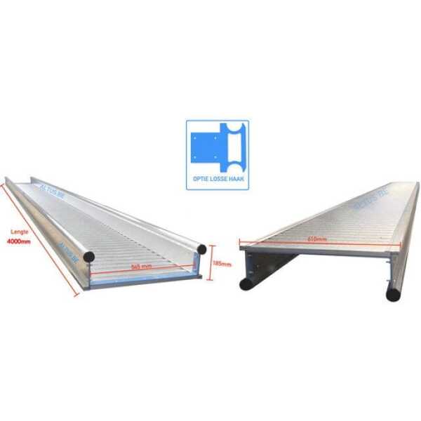 PRO werkbrug 4 meter recto verso