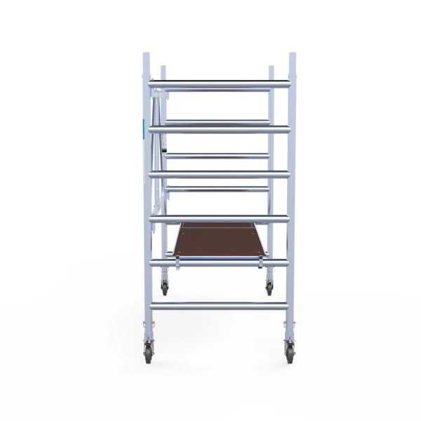 Pro. kamersteiger 0.90mx1.90m 3.00m Wh houten platform met mangat