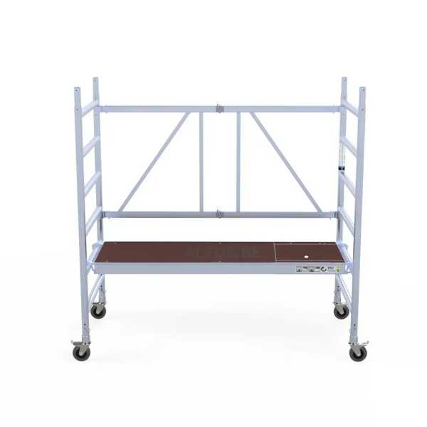 Pro. kamersteiger 0.90mx1.90m 3.00m Wh houten platform met mangat