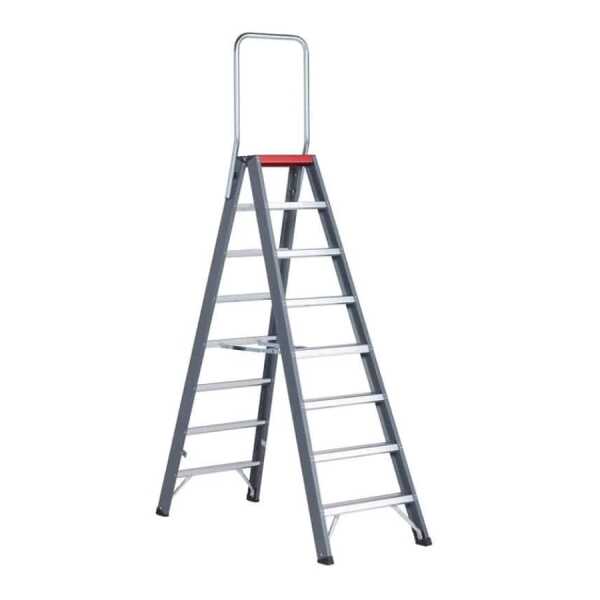 Altrex 2x8 dubbele trapladder Falco met steunbeugel