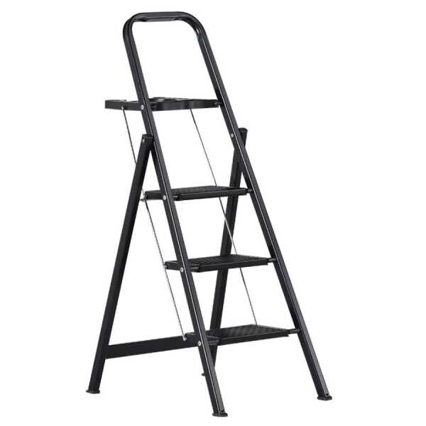 Altrex huishoudtrap Giant Total Black 3 treden
