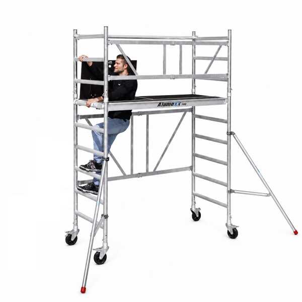PRO Kamersteiger 90x190x3,80m werkhoogte + platform 30 cm