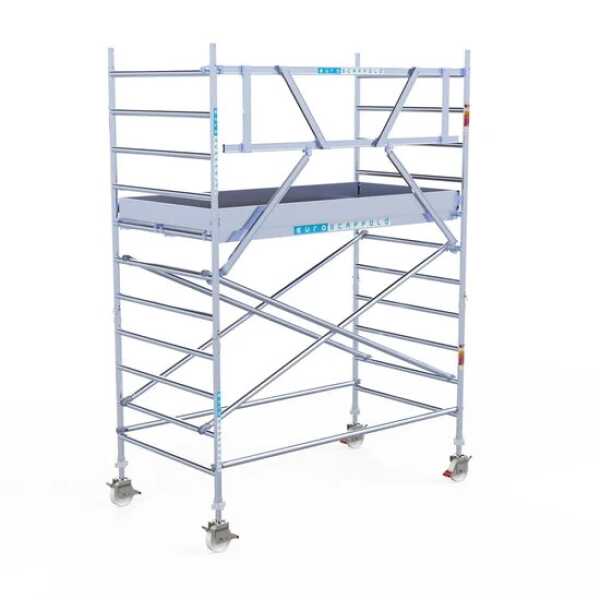 Professionele rolsteiger 135x250x4.20m werkhoogte carbondeck lichtgewicht