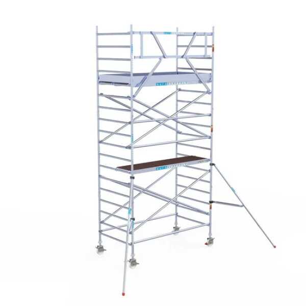 Professionele rolsteiger 135x250x6.20m werkhoogte carbondeck lichtgewicht