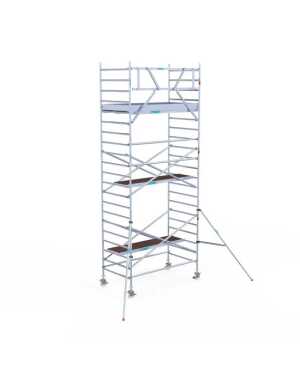 PRO gevelvrije rolsteiger 135x250x7.20m werkhoogte carbondeck lichtgewicht