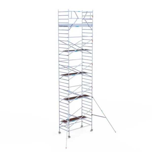 Euroscaffold professionele rolsteiger 135x250x11.20m werkhoogte carbondeck lichtgewicht