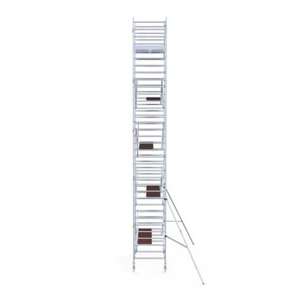 Euroscaffold professionele rolsteiger 135x250x11.20m werkhoogte carbondeck lichtgewicht