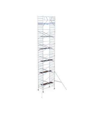Euroscaffold professionele rolsteiger 135x250x13.20m werkhoogte carbondeck lichtgewicht