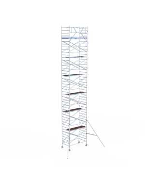 Euroscaffold professionele rolsteiger 135x250x14.20m werkhoogte carbondeck lichtgewicht