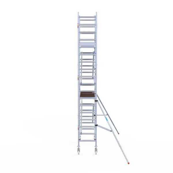 Aluminium rolsteiger 0.75x1.90x6.20m werkhoogte met lichtgewicht platformen