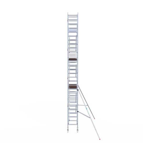 Aluminium rolsteiger 0.75x1.90x9.20m werkhoogte met lichtgewicht carbon platformen