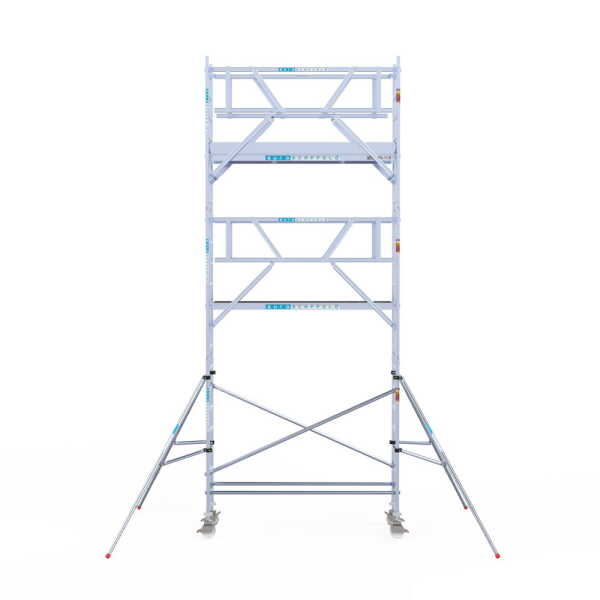 Rolsteiger 0.75x2.50x7.20m lichtgewicht platformen incl. dubbele voorloopleuningen