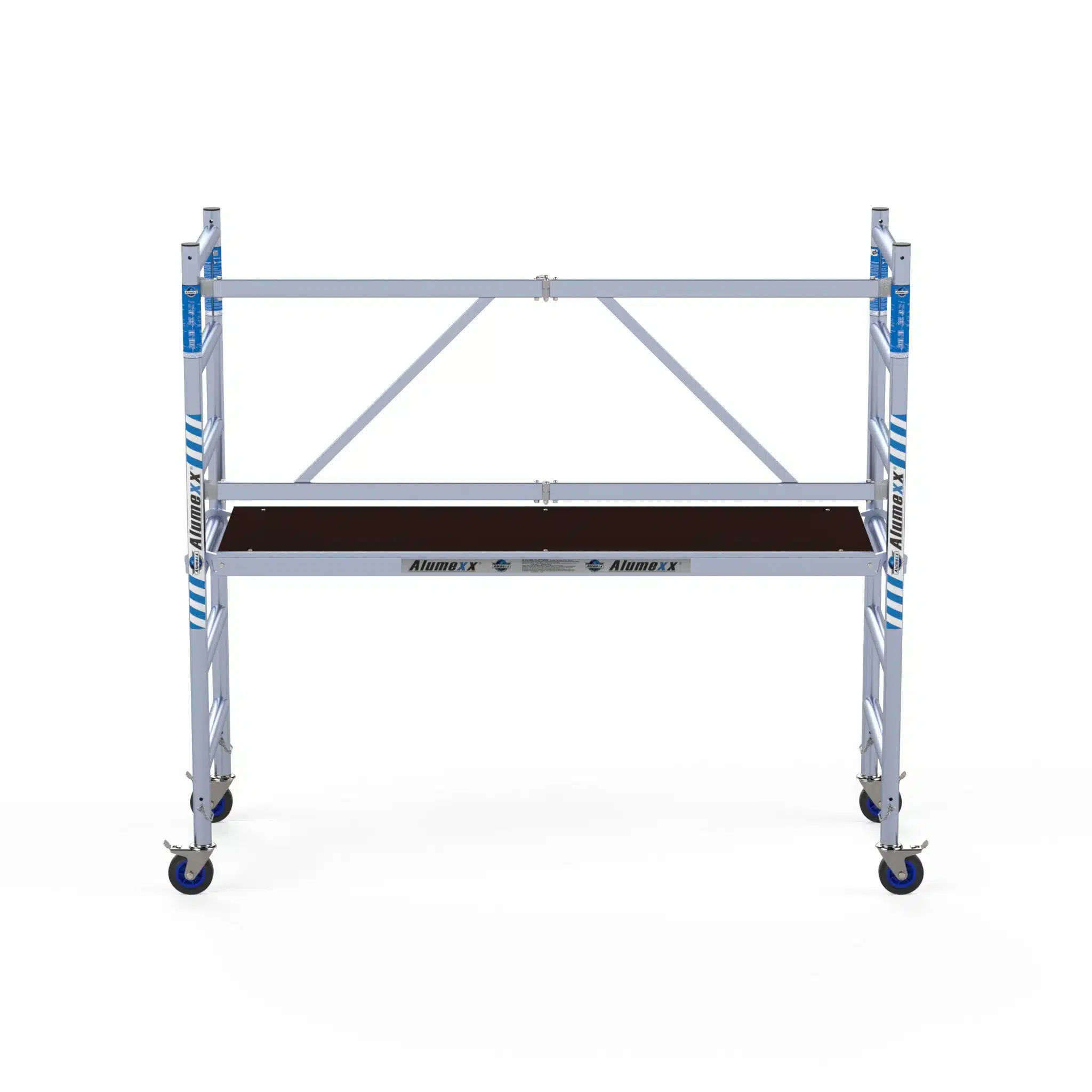 6-sports BasiQ kamersteiger - Platform zonder luik 0.75x1.90x3.00m wh - Afbeelding 4