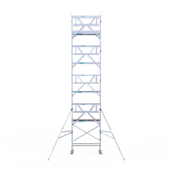 Rolsteiger 0.75x1.90x10.20m lichtgewicht platformen incl. dubbele voorloopleuningen