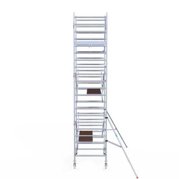 Professionele rolsteiger 135x190x7,20m werkhoogte wooddeck