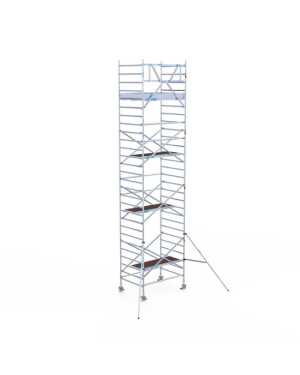 Professionele rolsteiger 135x190x9,20m werkhoogte wooddeck
