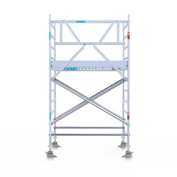 Professionele rolsteiger 135x190x4,20m werkhoogte wooddeck
