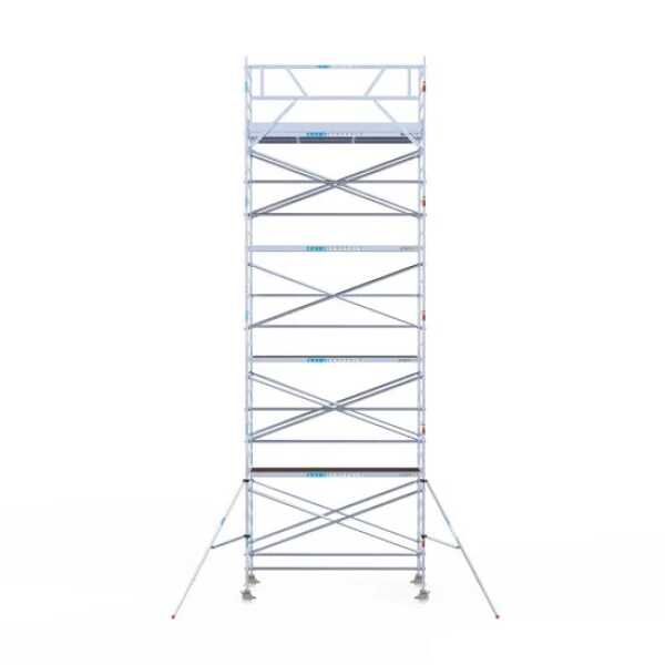 S-PRO Aluminium rolsteiger 1.35x3.05x10.20m werkhoogte carbondeck